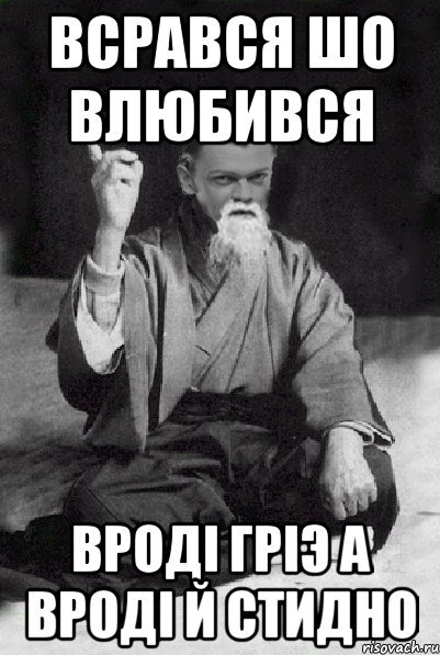 всрався шо влюбився вродi грiэ а вродi й стидно, Мем Мудрий Виталька