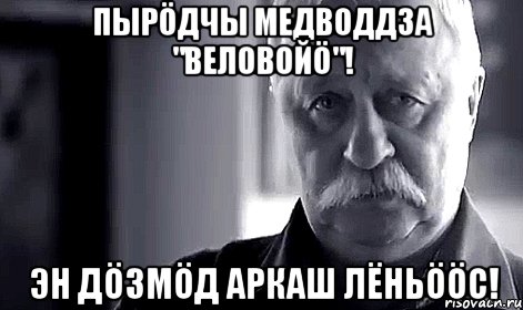 Пырöдчы медводдза "Веловойö"! Эн дöзмöд Аркаш Лёньööс!, Мем Не огорчай Леонида Аркадьевича