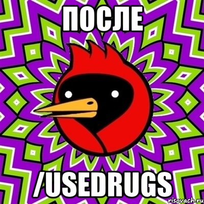 После /usedrugs, Мем Омская птица