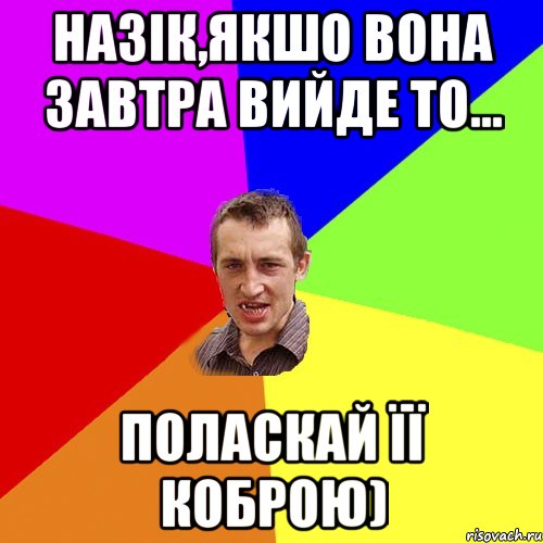 Назік,якшо вона завтра вийде то... поласкай її коброю), Мем Чоткий паца