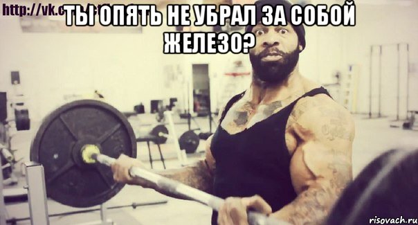 Ты опять не убрал за собой железо? , Мем Плюшевая борода