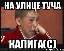 На улице туча Калига(с), Мем  Сашок Фокин