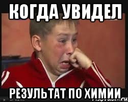 Когда увидел результат по химии, Мем  Сашок Фокин