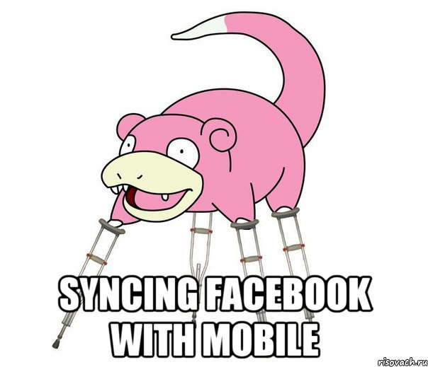  syncing facebook with mobile
