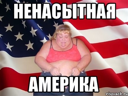 Ненасытная Америка, Мем Толстая американка