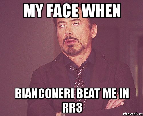 My face when bianconeri beat me in RR3, Мем твое выражение лица