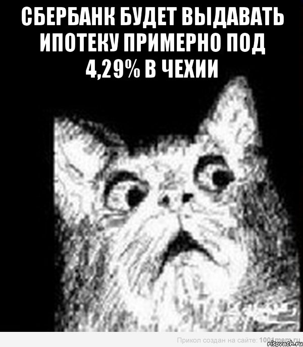 Сбербанк будет выдавать ипотеку примерно под 4,29% в Чехии 