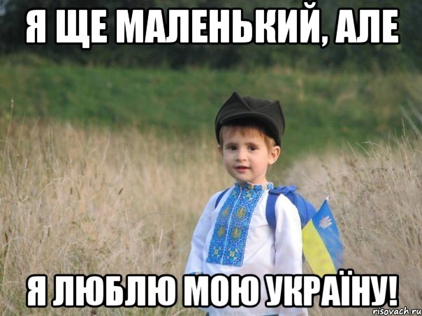 Я ще маленький, але я люблю мою Україну!, Мем Украина - Единая