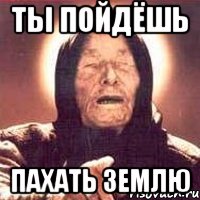 ты пойдёшь пахать землю, Мем Ванга (цвет)