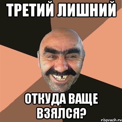 Третий лишний Откуда ваще взялся?, Мем Я твой дом труба шатал