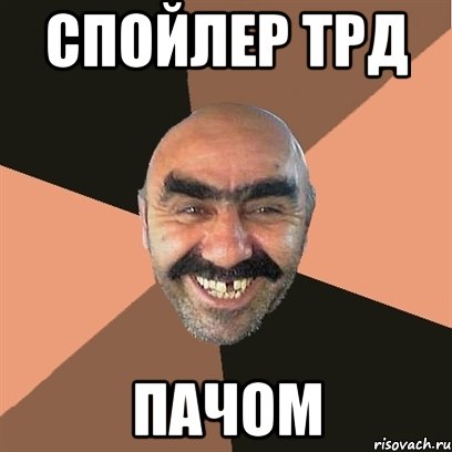 СПОЙЛЕР ТРД ПАЧОМ, Мем Я твой дом труба шатал