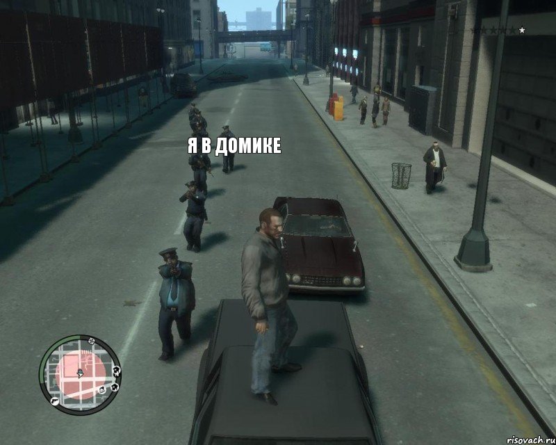  я в домике , Комикс gta