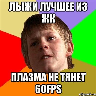 Лыжи лучшее из ЖК плазма не тянет 60fps