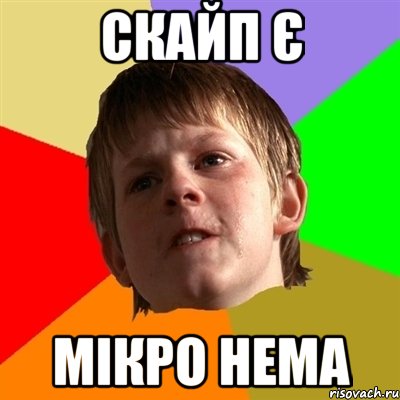 Скайп є мікро нема
