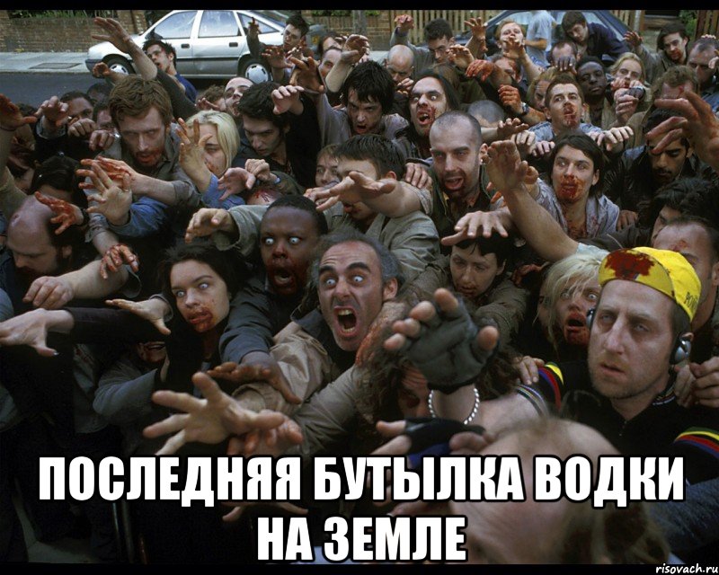  последняя бутылка водки на земле