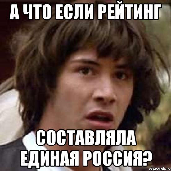 А что если рейтинг Составляла Единая Россия?, Мем А что если (Киану Ривз)