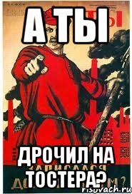 А ТЫ ДРОЧИЛ НА ТОСТЕРА?