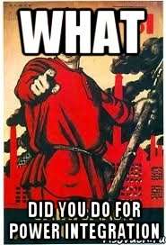 what did you do for power integration