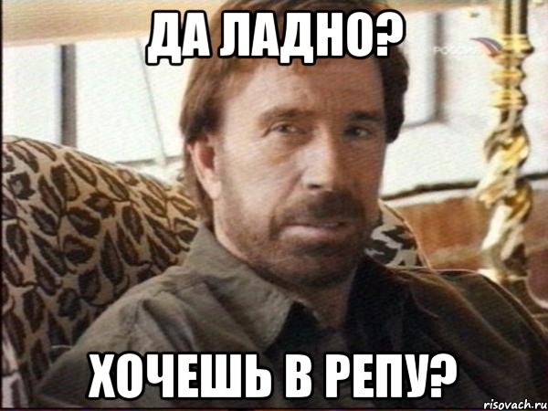 Да ладно? Хочешь в репу?, Мем чак норрис