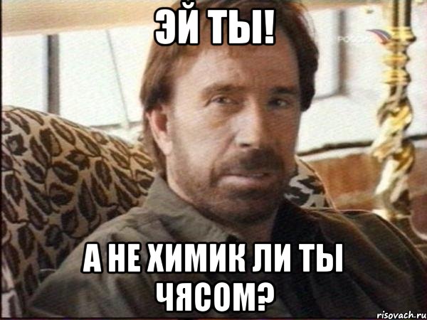 Эй ты! А не химик ли ты чясом?, Мем чак норрис