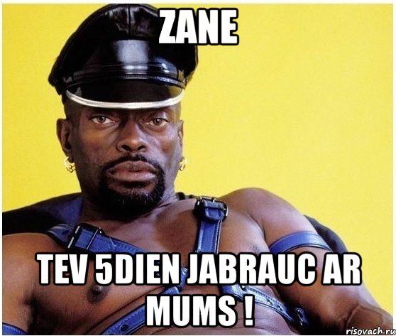 ZANE Tev 5dien jabrauc ar mums !, Мем Черный властелин