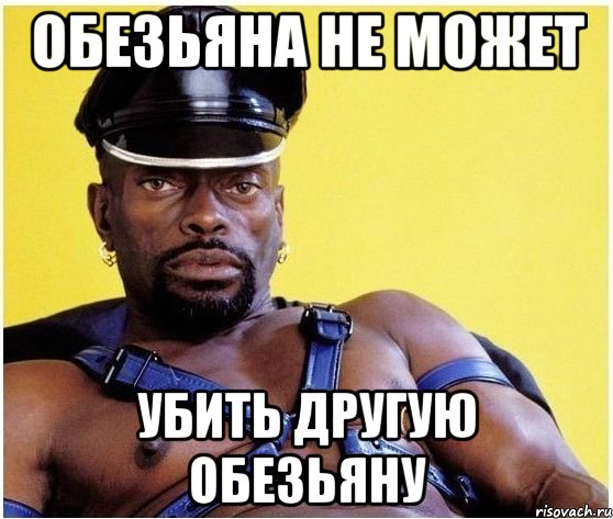 обезьяна не может убить другую обезьяну, Мем Черный властелин
