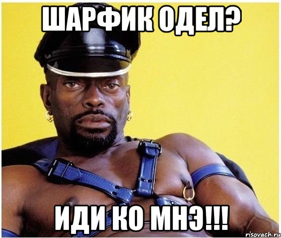 ШАРФИК ОДЕЛ? ИДИ КО МНЭ!!!, Мем Черный властелин