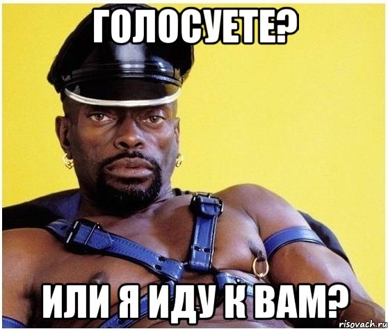 Голосуете? или я иду к Вам?, Мем Черный властелин