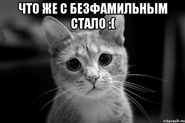 Что же с Безфамильным стало :( 
