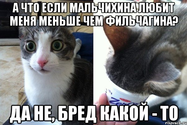 А что если мальчихина любит меня меньше чем фильчагина? Да не, бред какой - то, Комикс  Да не бред-какой-то (2 зоны)
