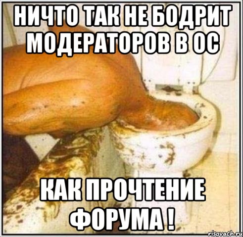 Ничто так не бодрит Модераторов в ОС Как прочтение форума !, Мем Дайвер
