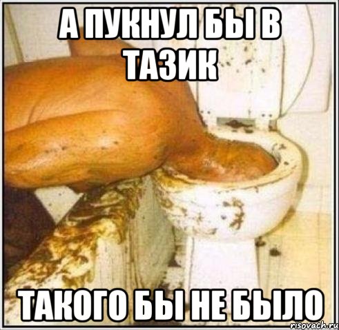а пукнул бы в тазик такого бы не было, Мем Дайвер