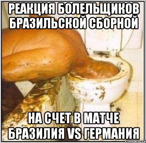 Реакция болельщиков бразильской сборной на счет в матче Бразилия vs Германия, Мем Дайвер