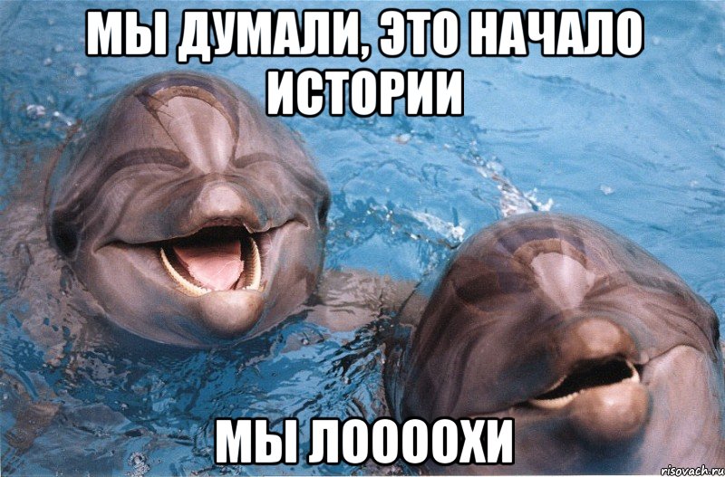 мы думали, это начало истории мы лоооохи