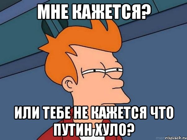 МНЕ КАЖЕТСЯ? ИЛИ ТЕБЕ НЕ КАЖЕТСЯ ЧТО ПУТИН ХУЛО?, Мем  Фрай (мне кажется или)