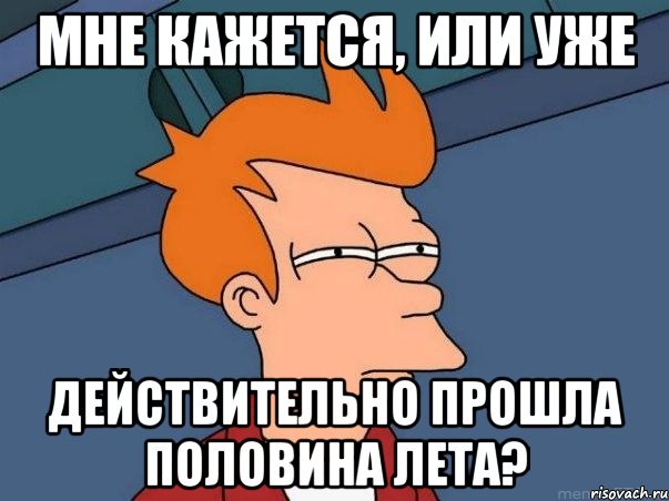 мне кажется, или уже действительно прошла половина лета?, Мем  Фрай (мне кажется или)