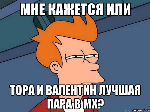 Мне кажется или Тора и Валентин Лучшая пара в Мх?, Мем  Фрай (мне кажется или)