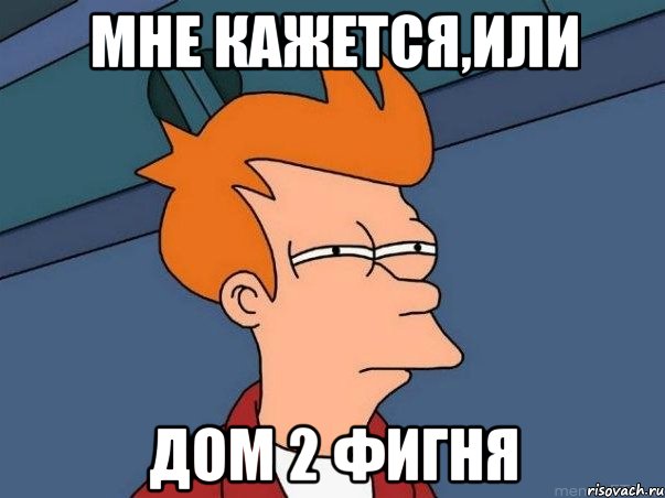 МНЕ КАЖЕТСЯ,ИЛИ ДОМ 2 ФИГНЯ, Мем  Фрай (мне кажется или)