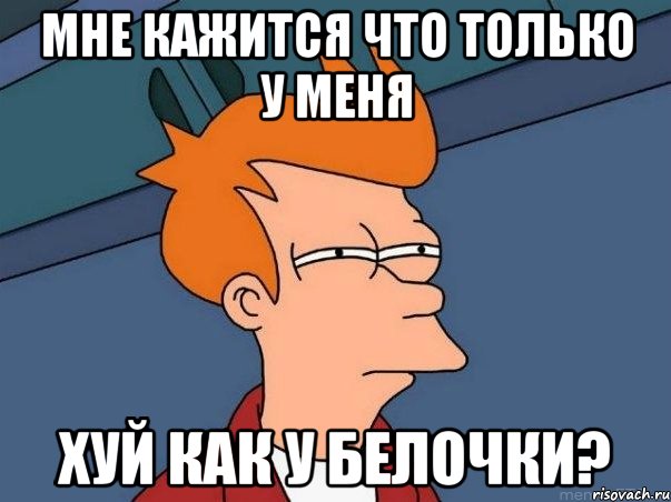 Мне кажится что только у меня хуй как у белочки?, Мем  Фрай (мне кажется или)