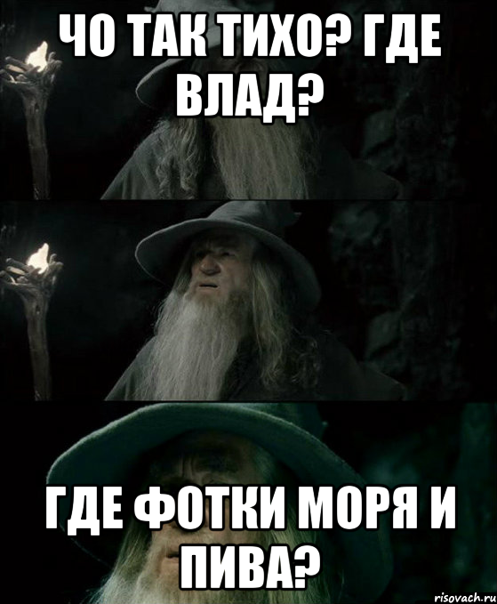 Чо так тихо? Где Влад? Где фотки моря и пива?, Комикс Гендальф заблудился