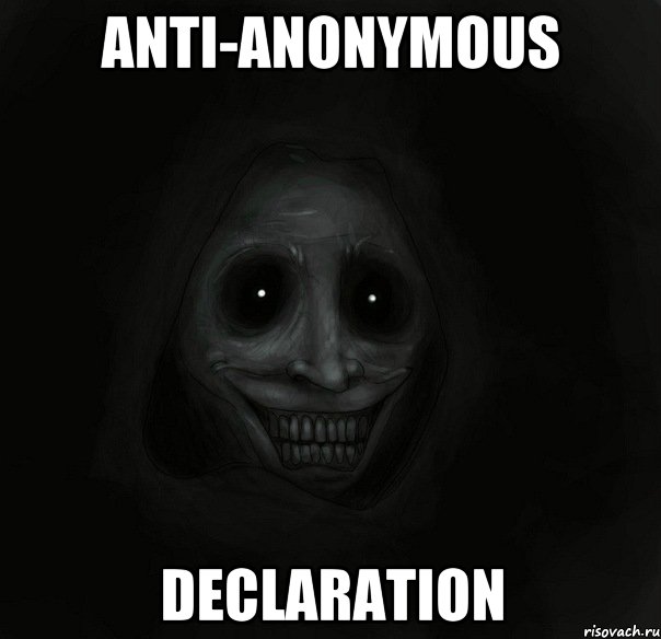 Anti-Anonymous declaration, Мем Ночной гость