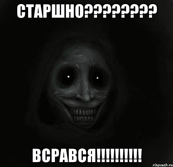 Старшно???????? Всрався!!!!!!!!!!, Мем Ночной гость