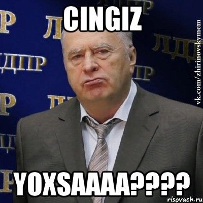 Cingiz yoxsaaaa????, Мем Хватит это терпеть (Жириновский)