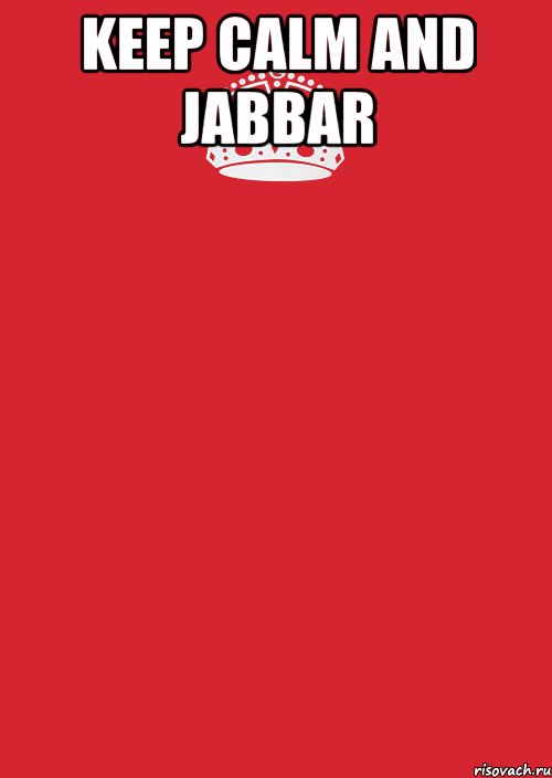 keep calm and jabbar , Комикс Keep Calm 3