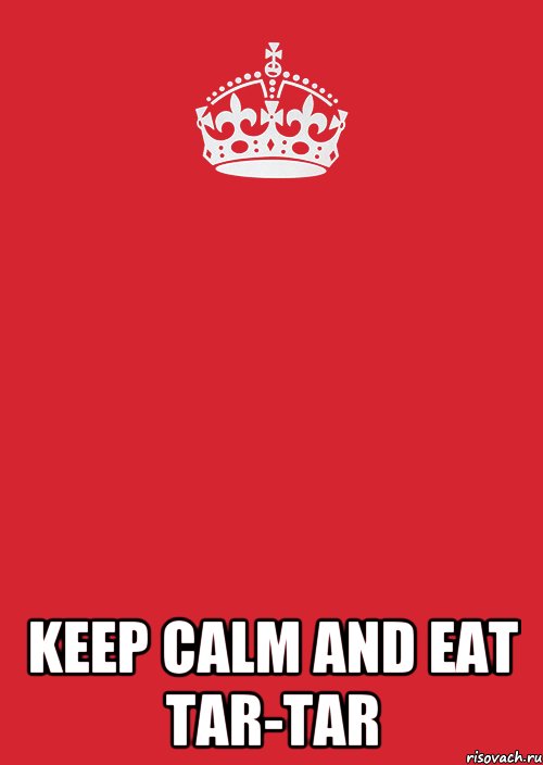  Keep calm and eat tar-tar, Комикс Keep Calm 3