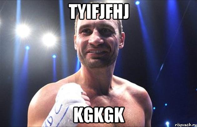 tyifjfhj kgkgk, Мем Кличко