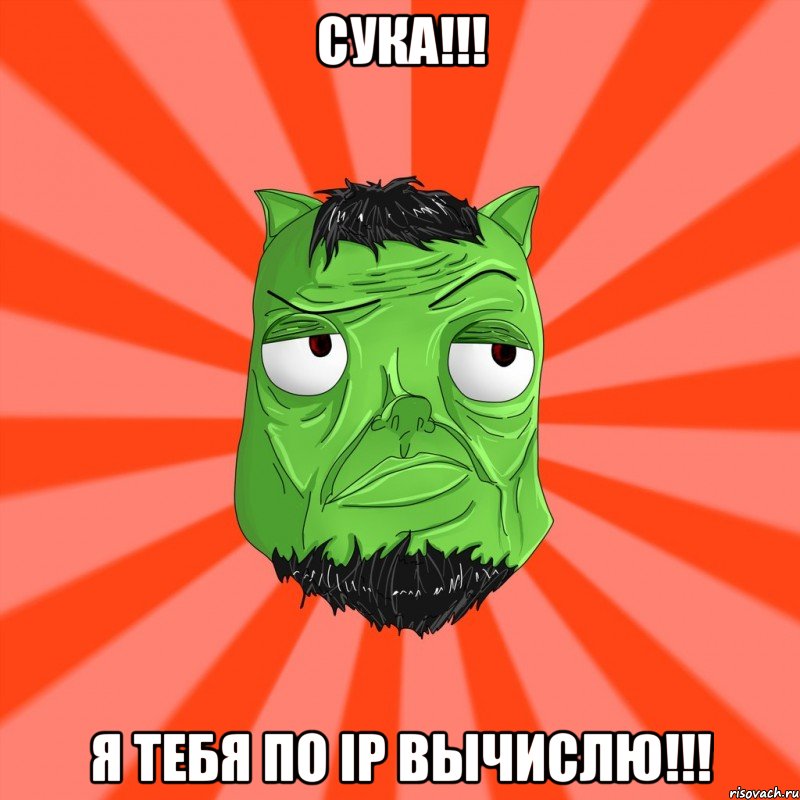 сука!!! я тебя по IP вычислю!!!, Мем Лицо Вольнова когда ему говорят