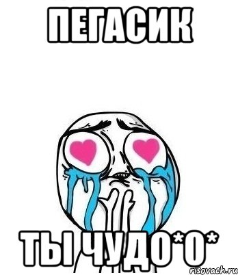Пегасик ты чудо*0*, Мем Влюбленный