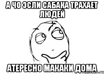 а чо эсли сабака трахает людей атересно макаки дома, Мем Мне кажется или