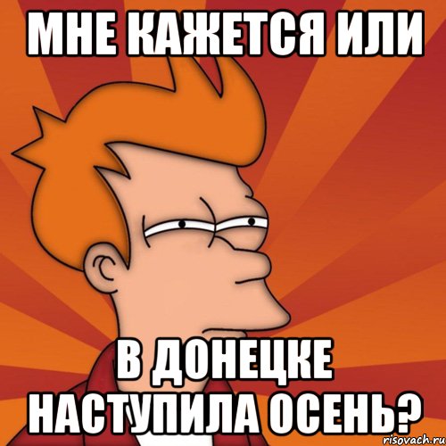 мне кажется или в донецке наступила осень?, Мем Мне кажется или (Фрай Футурама)